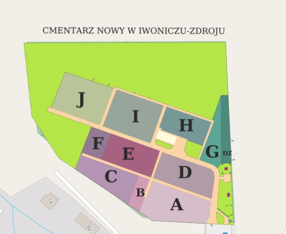 Obraz przedstawiający Cmentarz komunalny w Iwoniczu-Nowy